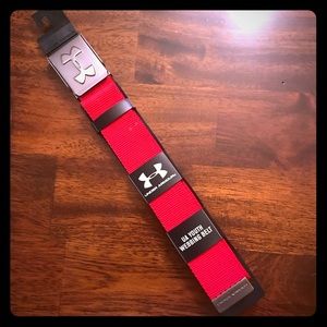 Under Armour Ua Webbing Belt Youth Red